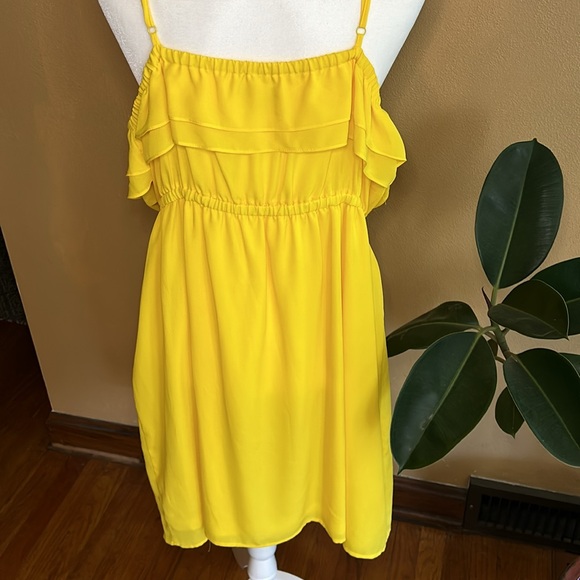 Forever 21 Bright Yellow Sundress plus size 3X - Picture 2 of 7